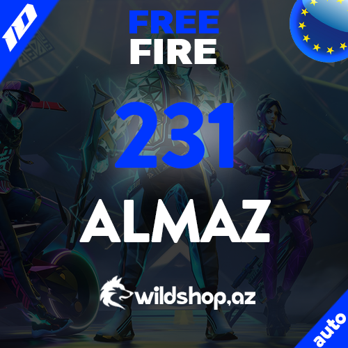 Free Fire Almaz 231 Almaz  EU