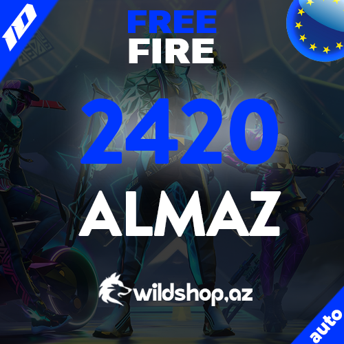 Free Fire 2420 Almaz EU
